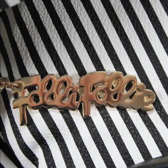 βSOLDβ Folli Follie NIB Urban Stripe Tote,Pouch & Dustbag - Picture 11 of 16